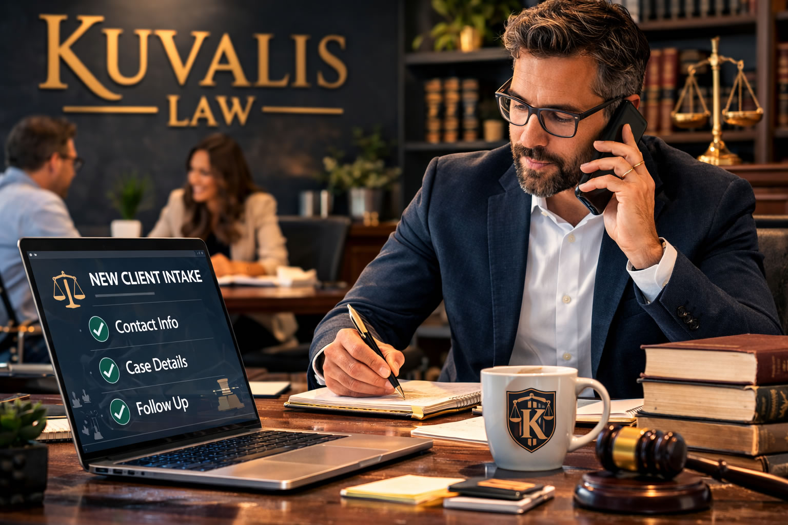 Attorney office intake consultation